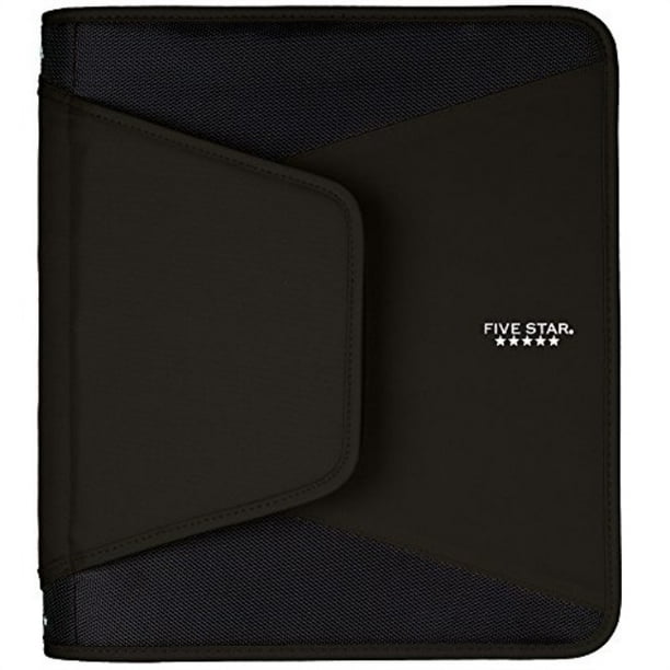 five star 11/2 inch zipper binder, 3 ring binder, 3pocket expanding