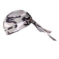 thumbnail image 2 of Naiovety Sombreros Gorros de quimio Pañuelo para la cabeza Bandana Quick Sun Pasamontañas atado por detrás Hip Pop Head Wrap Casco Capucha interior Ciclismo camuflaje gris Naiovety OD020489-16B, 2 of 6