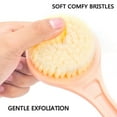 thumbnail image 4 of Back Scrubber for Shower with Soft Bristles, Long Handle Shower Brush Improve Skin's Health,Bath Body Brush for Men Women Elderly,Body Exfoliator for Wet or Dry Brushing-Pink, 4 of 9
