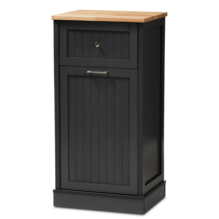 Baxton Studio Marcel Farmhouse and Coastal White and Oak Brown Finished Kitchen Cabinet Baxton Studio Marcel Farmhouse and Coastal White and Oak Brown Finished Kitchen Cabinet
