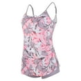 thumbnail image 4 of ibuvkizy Tankinis Swimsuits for Women Loose Modest Two Piece Bathing Suits Women Conservative Print Strappy Back Set Swimsuits Swimdress Bikini Sets for Women's Plus Size, 4 of 4