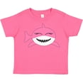 thumbnail image 3 of Inktastic Cute Pink Shark Boys or Girls Toddler T-Shirt, 3 of 5