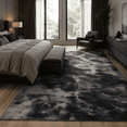 thumbnail image 4 of ARICOEASY 8'x10' Area Rugs, Persian Ink Black Modern Abstract Vintage Rug, Non-Slip Soft Low-Pile Indoor Carpet for Living Room Bedroom Dining Room and Office, 4 of 10