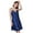 Dark Blue, variant on KAWELL Sexy Nightgown for Women Lace V Neck Sleepwear Pajama Dress