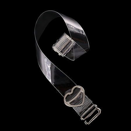

Women Widen 1.5cm Adjustable Invisible Bra Shoulder Strap Heart Shape Buckle New