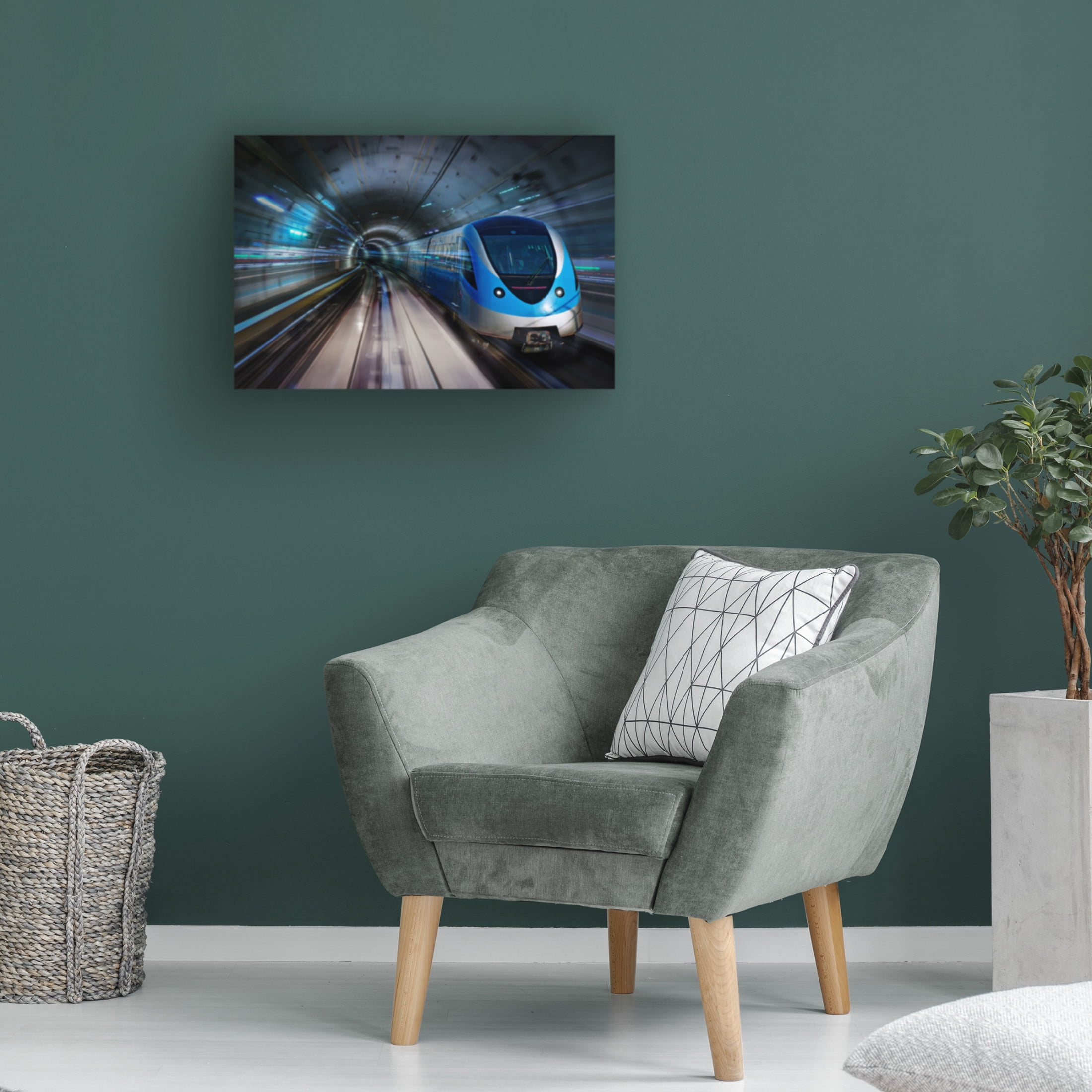 Trademark Fine Art Marcel Egger  SpeedTrain Canvas Wall Art