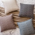 thumbnail image 5 of SUSIELADY Set of 2 Decorative Vintage Floral Print Throw Pillow Covers Neutral Modern Farmhouse Cushion Covers Boho Home Decor for Sofa Couch Bedroom Living Room Outdoor,20×20 Inch, Black, 5 of 6