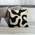 thumbnail image 6 of Black And Beige Modern Art Geometric Pillow Covers,Black And Beige Modern Art Geometric Throw Pillow Covers 20"×20" ,Living Room Sofa Couch Pillow Covers,Decorative Pillow Covers, 6 of 7