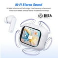 thumbnail image 5 of Taicans Wireless Earbuds,Bluetooth Earbuds with Smart HD Touch Screen,Active Noise Cancelling Wireless Headset,24H Playtime for Music Calls Home office, 5 of 7
