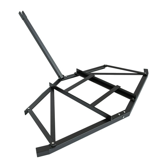 Drag Harrow, 66''/72" Width Tow Behind Drag Harrow, Heavy Duty Steel Driveway Grader with Adjustable Bars, Support up to 80 lbs, Tractor Driveway Harrow for ATVs, UTVs, Garden Lawn Tractors