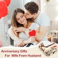 thumbnail image 3 of LHSHID Christmas Day Gifts for Wife from Husband to My Wife Blanket Anniversary Wedding Gifts for Her Christmas Birthday Gifts Ideas for Wife Wife Valentines Day Gifts 60x80in, 3 of 6