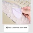 thumbnail image 2 of Pantuflas de felpa con punta cerrada Pantuflas Planas Térmicas Antideslizantes Fuzzy Cálidas para Hombres Mujeres (40-41) Blanco Likrtyny Tenis De Mujer Tenis De Hombre, 2 of 7