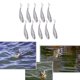 thumbnail image 4 of Se?uelos de Goma, 10pcs Se?uelos fihsing Realista Cebo Suave Ojos de Pesca Swimbaits Accesorios Accesorio(7 * 5 * 3cm-Negro y Plata) Pescar Octpeak No, 4 of 6