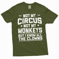 thumbnail image 5 of Men's Funny saying shirt Not my circus not my monkeys shirt humorous joke gifts for him her (Small Navy Blue), 5 of 7