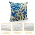 thumbnail image 4 of Shiartex Blue and White Porcelain Throw Pillow Cover Cushion Covers Traditional Chinese Calligraphy Culture Pillowcases Decorative Square Pillow Case for Home Bedroom Living Room 20x20in, 4 of 5