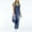 Dark Blue, variant on ZZwxWA Jumpsuits for Women 2025 Summer Adjustable Strap Ripped Jeans Overalls Loose Wide Leg Denim Pants Rompers with Pockets
