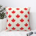 thumbnail image 4 of Pofeuu Happy Canada Day Print Double-sided plush pillowcase Square Throw Pillow Covers Pillows Cover for Living Room Bedroom Sofa Couch Cushion Cover（No pillow core）-12"x12", 4 of 7