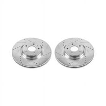 Power Stop AR85165XPR Evolution Drilled & Slotted Rotors -Front