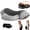 Grey, variant on 3-in-1 Cervical Neck Massager Pillow with Heat, Vibration & Airbag Traction, Ergonomic Memory Foam Support Cushion for Neck Hump & Pain Relief, Portable(Grey)