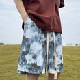 thumbnail image 4 of Shorts de Plage pour Hommes, Style Vacances, Impression Spéciale, Séchage Rapide, Décontracté, 4 of 8