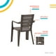 thumbnail image 4 of Silla Individual Apilable Plastico Resistente Tipo Madera Pido Todo SA1-BRUCB, 4 of 5