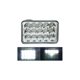 thumbnail image 3 of 2 uds., 4x6 pulgadas, 90w, bombillas Led, faros delanteros transparentes, reemplazo Rectangular, faros delanteros sellados, dontodent Kuyhfg Sin marca, 3 of 4