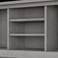 thumbnail image 5 of Somerset 72W L Shaped Desk with Hutch and Bookcase in Gray - Engineered Wood, 5 of 8