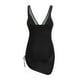 thumbnail image 5 of Traje de baño de bikini de malla con tirantes sin espalda de color sólido para mujer, traje de baño de nailon para mujer, 5 of 5