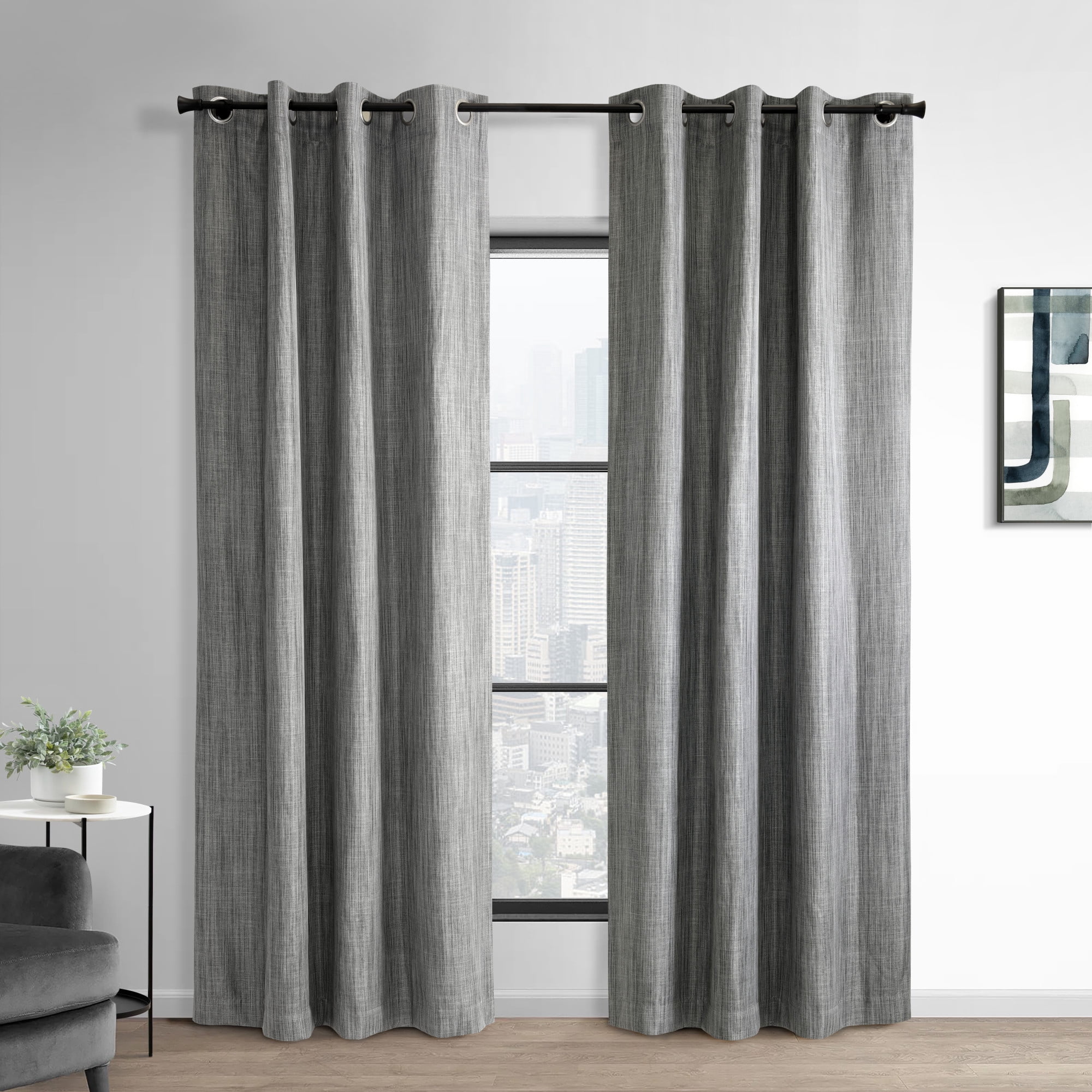 Loft Living Travis Blackout Grommet Curtain Rod 48 To 86 in
