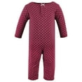 thumbnail image 5 of Hudson Baby Infant Girls Cotton Coveralls, Pumpkin Spice Date, 12-18 Months, 5 of 5