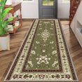 thumbnail image 2 of 2x6 FT Kitchen Runner Rugs Non Skid Washable, Faux Wool Rug Runners for Hallways Bathroom Carpet Runner, Soft Indoor Modern Floor Rug for Entryway Laundry Room, 2 of 11