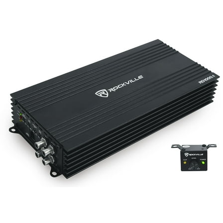 Rockville RD1000.1 1000w RMS @ 1 Ohm (4000w Peak) Mono Amplifier Car Audio Amp
