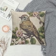 thumbnail image 2 of Watercolor Sparrow Linen Throw Pillow Covers Farmhouse Double Sided with Zipper Decorative Pillows for Couch Cushion Sofa Outdoor, 2 of 5