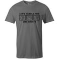thumbnail image 1 of 9 Crowns Tees Rock Paper Scissors Funny Sarcastic T-Shirt (Handle Unisex Metal, Small), 1 of 3