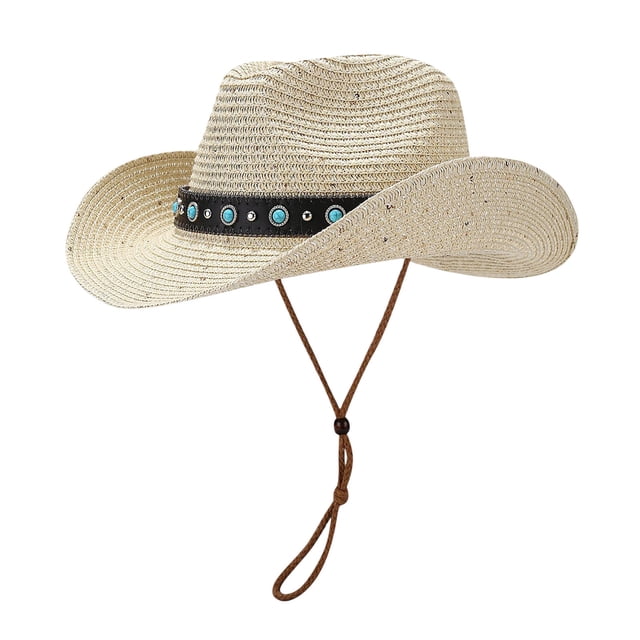 Chapeau de Soleil d'Été Mode Bord Réglable Sangle Formable Cravate Décontracté Extérieur Vacances Plage pour Femmes Hommes
