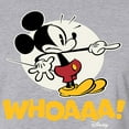 thumbnail image 3 of Disney - Mickey Mouse - WHOAAA! - Juniors Cropped Cotton Blend T-Shirt, 3 of 5
