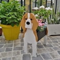 thumbnail image 3 of Cesta de flores para perros de dibujos animados regalos de Navidad animales de PVC en maceta para interiores y exteriores, 3 of 9