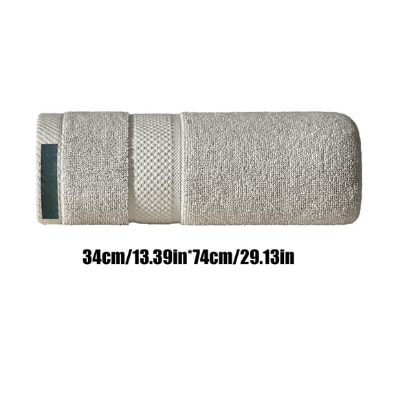 Rkxzt Pure Cotton Towel Thick Soft Absorbent Bath Towel 29.1x13.7 Inch Dark Gray Light Gray Dark Blue Light Blue P I K Beige Bedding|Cotton,Gray