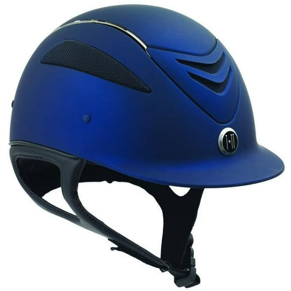 One K Defender Chrome Stripe Helmet - Navy Matte CS - Large
