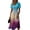 Beige-A#6226, variant on Midi Dresses for Women Summer Beach Vacation Wrap V Neck Womens Swing Dress Trendy Loose Tie-Dye Short Sleeve Dress for Women