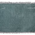 thumbnail image 3 of Vickerman 4" x 5 Yards Aqua Viscose Velvet Double Fused Ribbon., 3 of 3