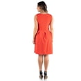 thumbnail image 7 of Plus Size Scoop Neck Fit N Flare Pocket Dress, 7 of 7
