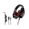 thumbnail image 1 of Auriculares Para Juegos Micrófono Giratorio Usb Multifuncional Durable Estéreo De Alta Jack De 3,5 Mm Auriculares Con Cable Con Luz Led Para Computadora Teléfono Tablet Gamer Home Inevent EL013327-01, 1 of 6