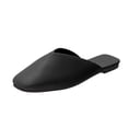thumbnail image 2 of KEVCHE Pointed Toe Mule Flats for Women, Comfortable Lightweight Slip On Backless Loafers, Dressy Casual Work Office Shoes Breathable Summer Sandals, 2 of 4