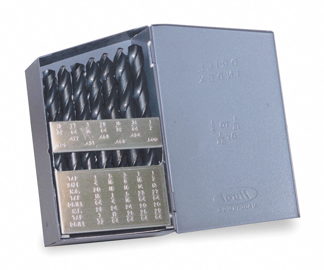 Chicago-Latrobe Jobber Drill Set,21 pc 