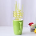 thumbnail image 6 of Monyance Twists Straws 10PCS 5MM PET Disposable Straws Crystal Colorful Swirl Straws for Children's Party Tableware Birthdays Daycare Picnics or Baby Showers (Ramdom Color)(10.24X0.2X0.2Inches), 6 of 10