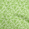 thumbnail image 1 of oneOone Cotton Poplin Light Green Fabric Geometric Dress Material Fabric Print Fabric By The Yard 56 Inch Wide, 1 of 5