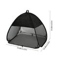 thumbnail image 3 of Sun Protectors for Plants Pop Design Mesh Awning Tent, Plant Sun Shade Bird Barrier, for Patio Backyard, Outdoor Garden, Greenhouse Vegetable, Tomato Cage Growing, 3 of 6