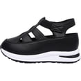 thumbnail image 2 of Bootara Women'S Plus Size Hollow-Out Casual Sandals, Closed Toe Platform Sandals Height-Boosting Thick Sole, 2 of 6