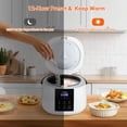 thumbnail image 5 of Small Rice Cooker 6-Cup Uncooked 12-Cup Cooked 6-in-1 Multi Cooker Electric  Rice Maker with Steamer Basket, 5 of 6
